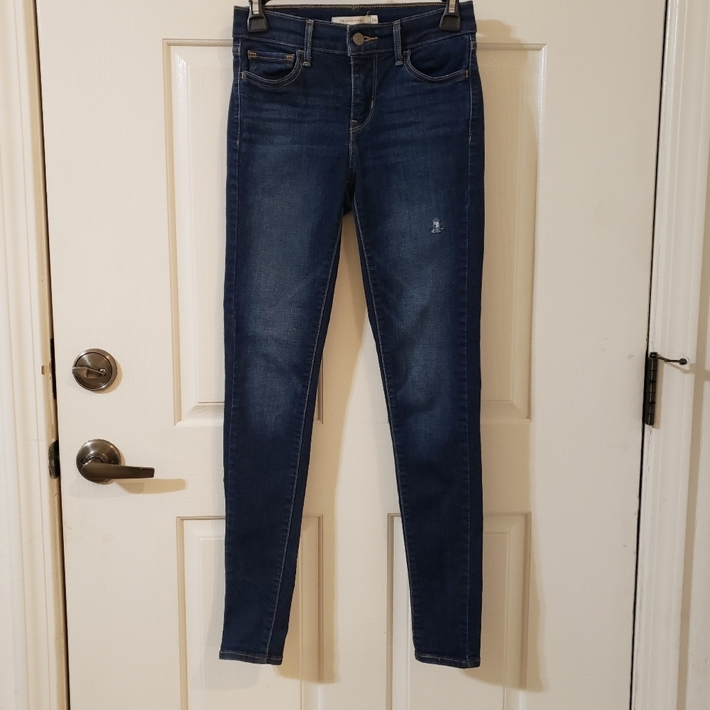 Levi's 710 Super Skinny Blue Skinny Jeans